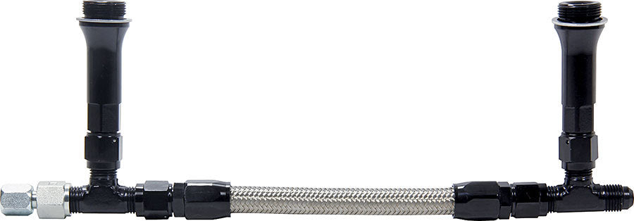 Fuel Line Kit 9-5/16in Std Holley -6AN Black ALLSTAR PERFORMANCE