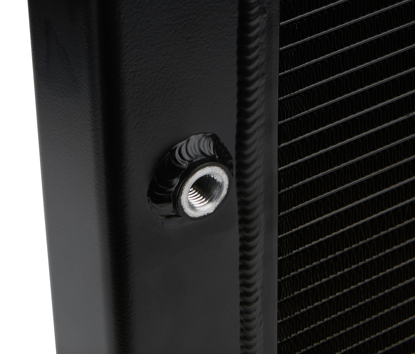 Allstar Performance Dual Pass Radiator – 26x19, 1-Row, Black Aluminum (ALL30345)