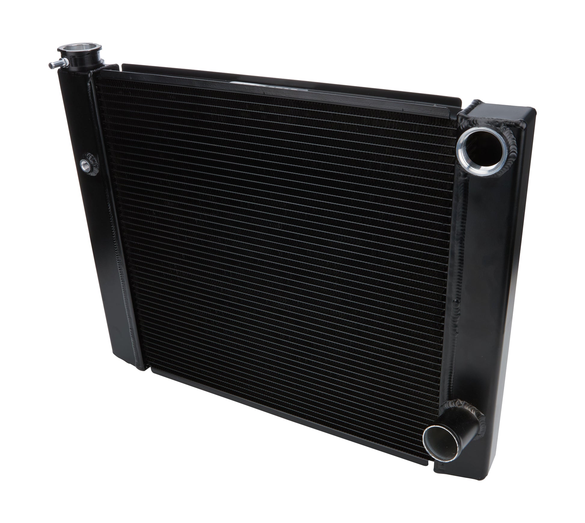 Dual Pass Radiator 19x28 1 Row Lightweight Black ALLSTAR PERFORMANCE