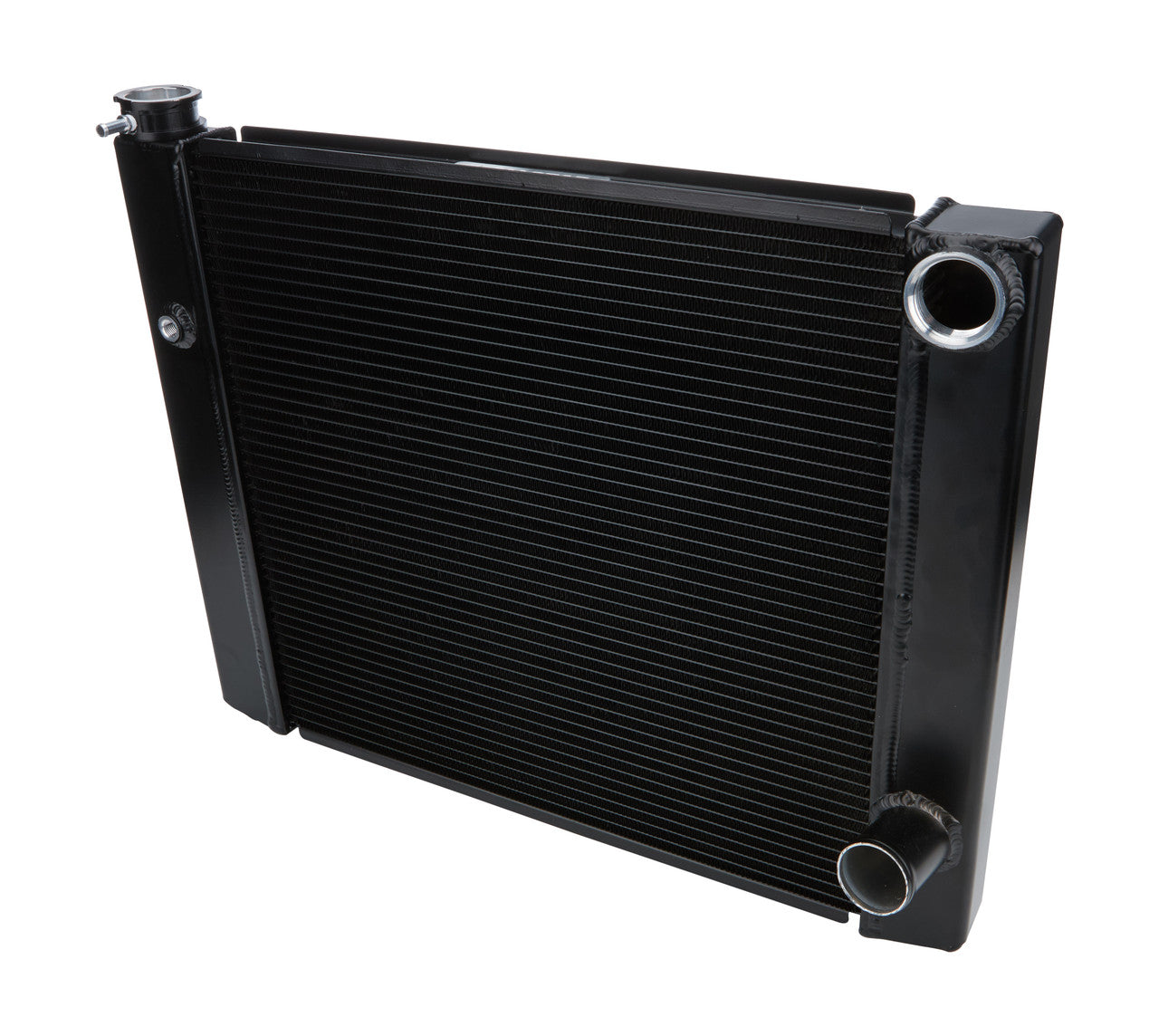 Allstar Performance Dual Pass Radiator – 31x19, 1-Row, Aluminum, Black (ALL30347)