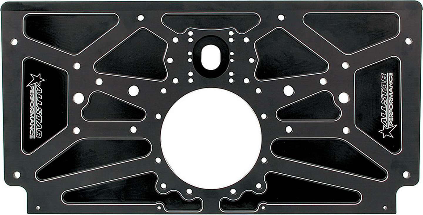 Sprint Rear Motor Plate Black ALLSTAR PERFORMANCE