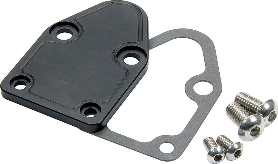 SBC F/P Block Off Plate Black ALLSTAR PERFORMANCE