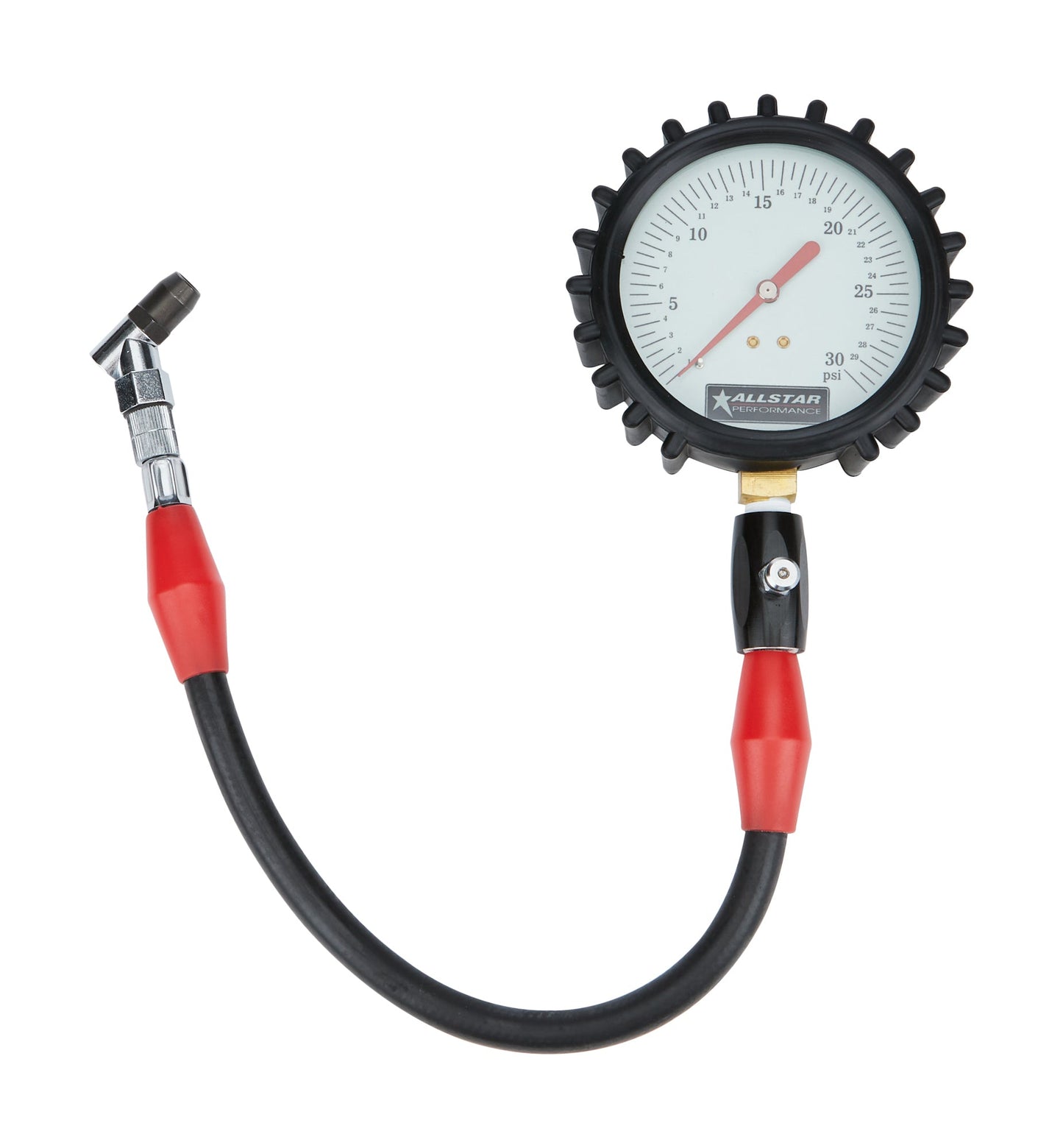 Tire Pressure Gauge 0-30 PSI 4in Glow ALLSTAR PERFORMANCE