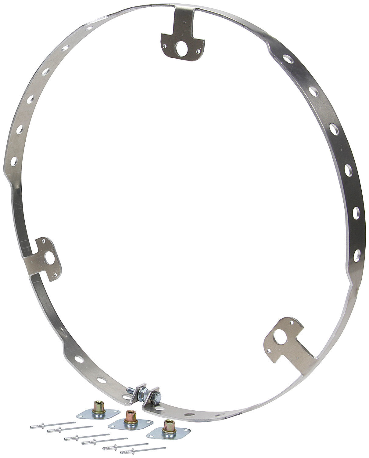 Wheel Ring Flat Style Alum 3 Fastener Bolt-on ALLSTAR PERFORMANCE