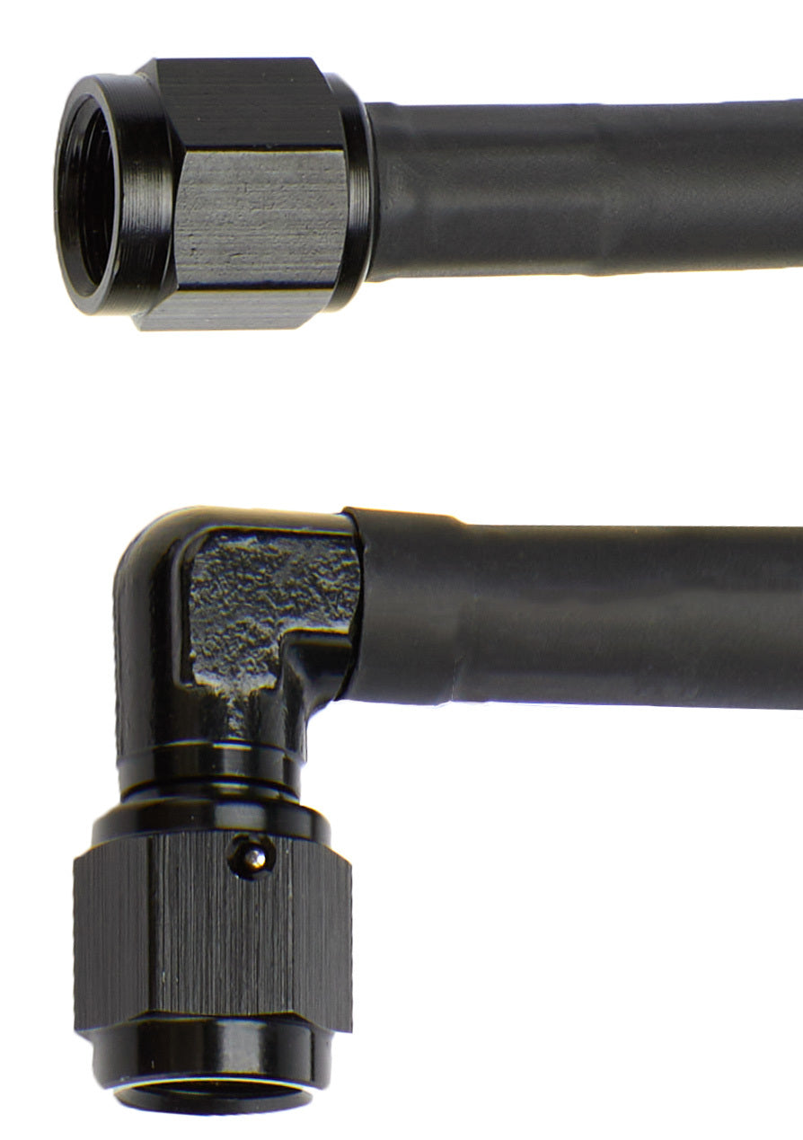 Coated Braided Line 21in #4 Hose -4 90 Deg/-4 Str ALLSTAR PERFORMANCE