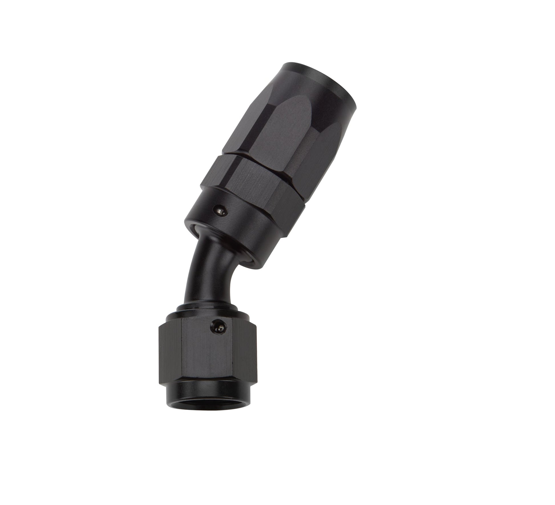 Reusable Hose End Black 30 Deg Elbow -6 ALLSTAR PERFORMANCE