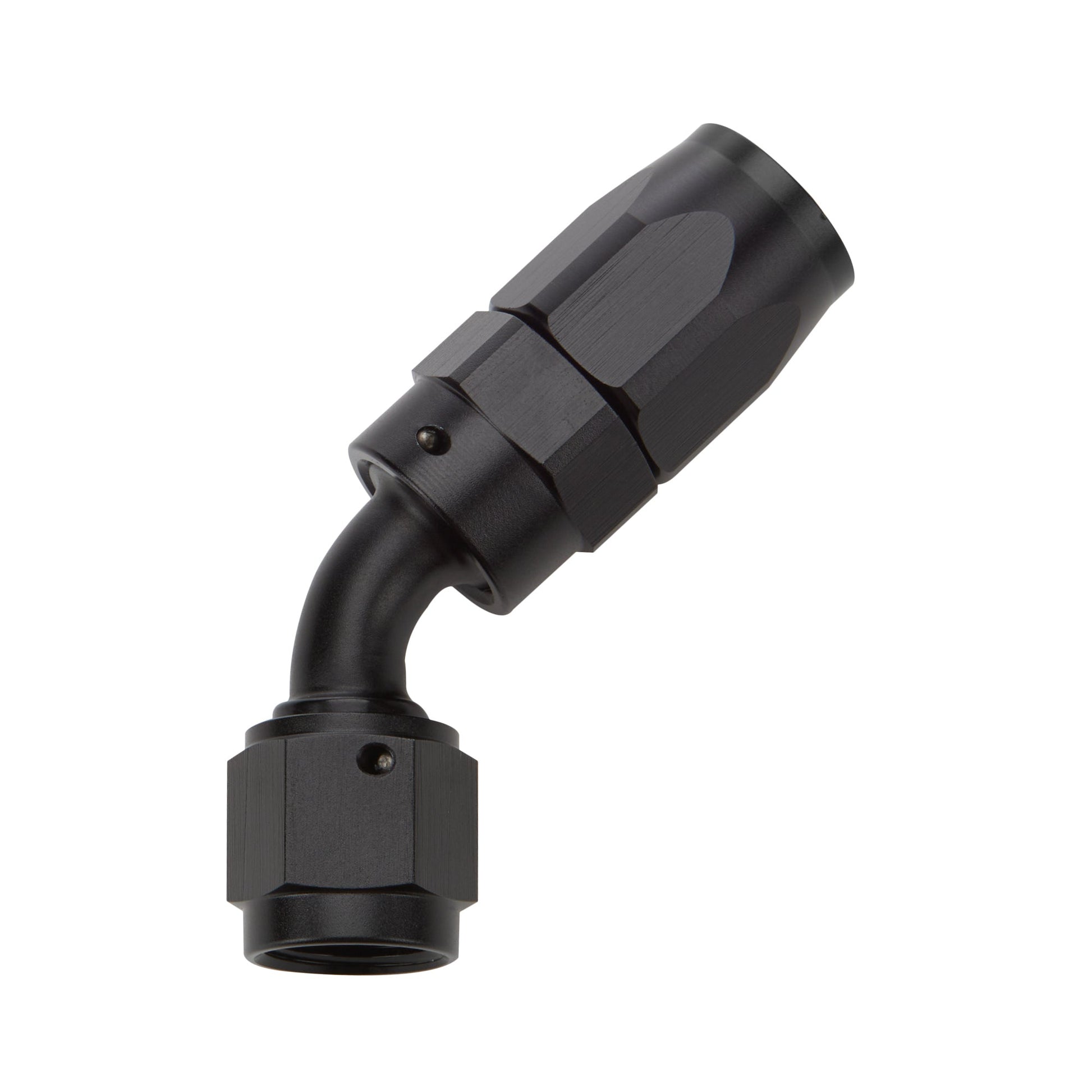 Reusable Hose End Black 45 Deg Elbow -12 ALLSTAR PERFORMANCE