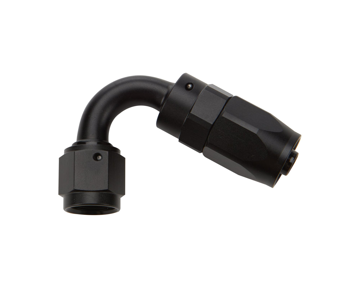 Reusable Hose End Black 120 Deg Elbow -6 ALLSTAR PERFORMANCE