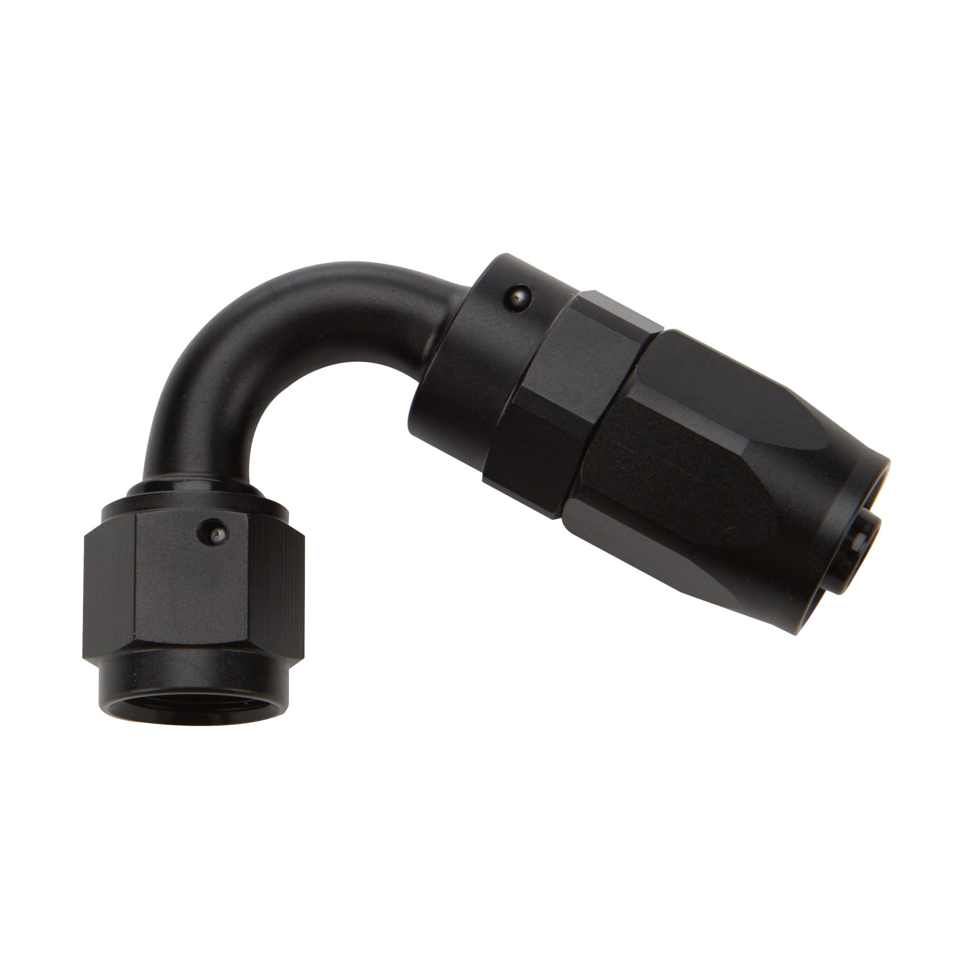 Reusable Hose End Black 120 Deg Elbow -10 ALLSTAR PERFORMANCE