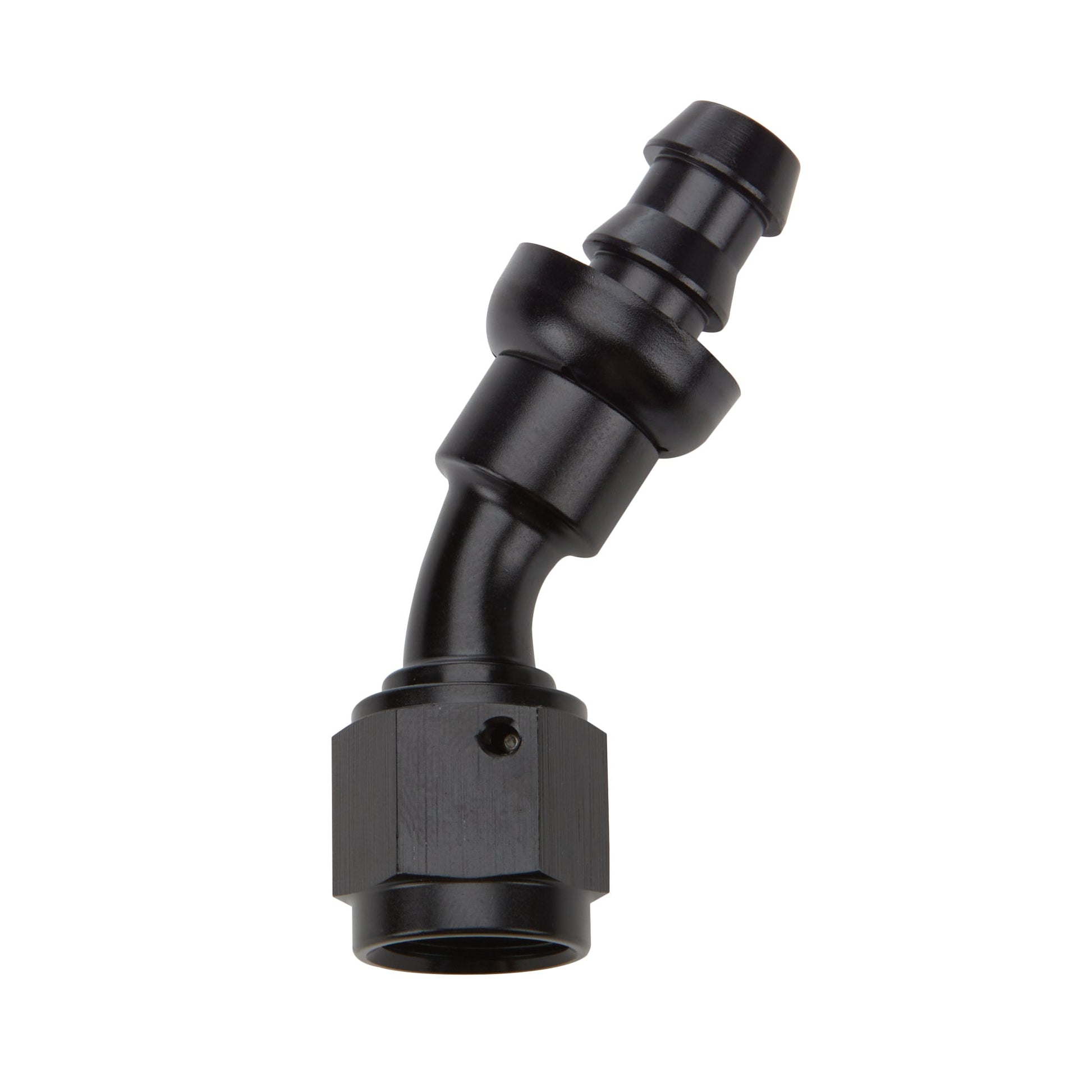 Pushlock Hose End Black 30 Deg Elbow -8 ALLSTAR PERFORMANCE