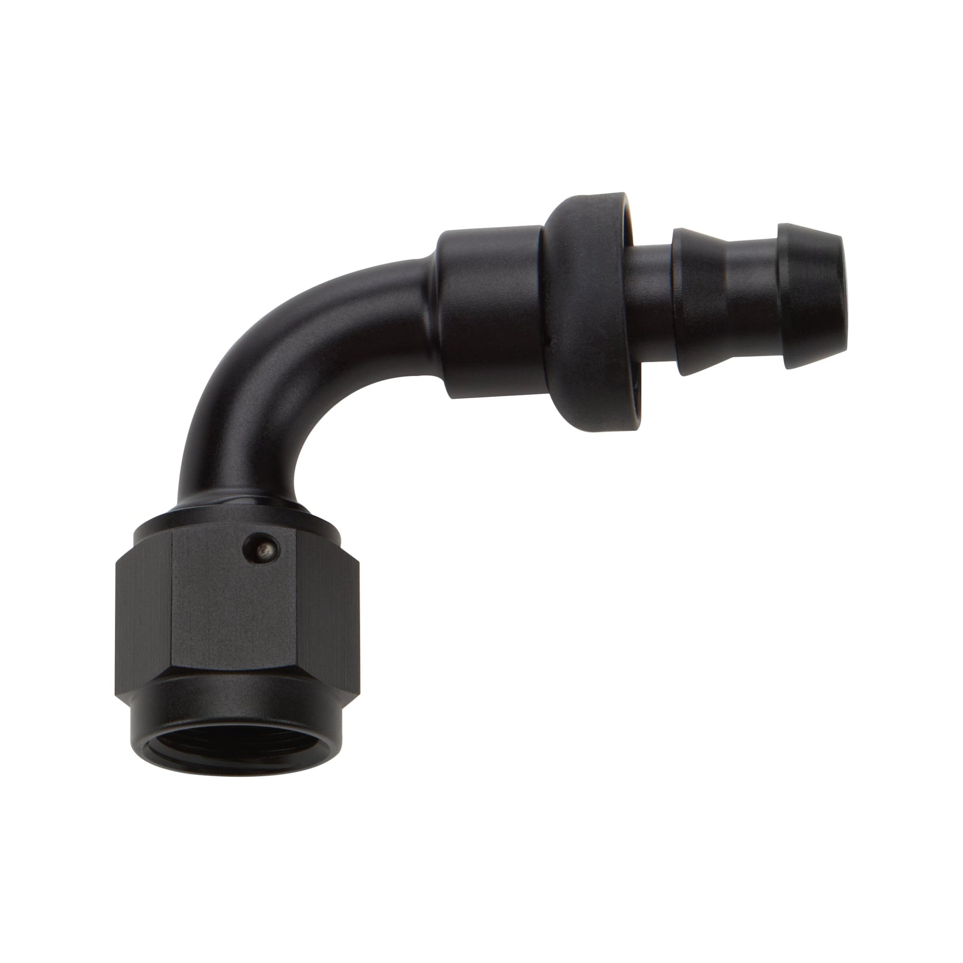 Pushlock Hose End Black 90 Deg Elbow -12 ALLSTAR PERFORMANCE