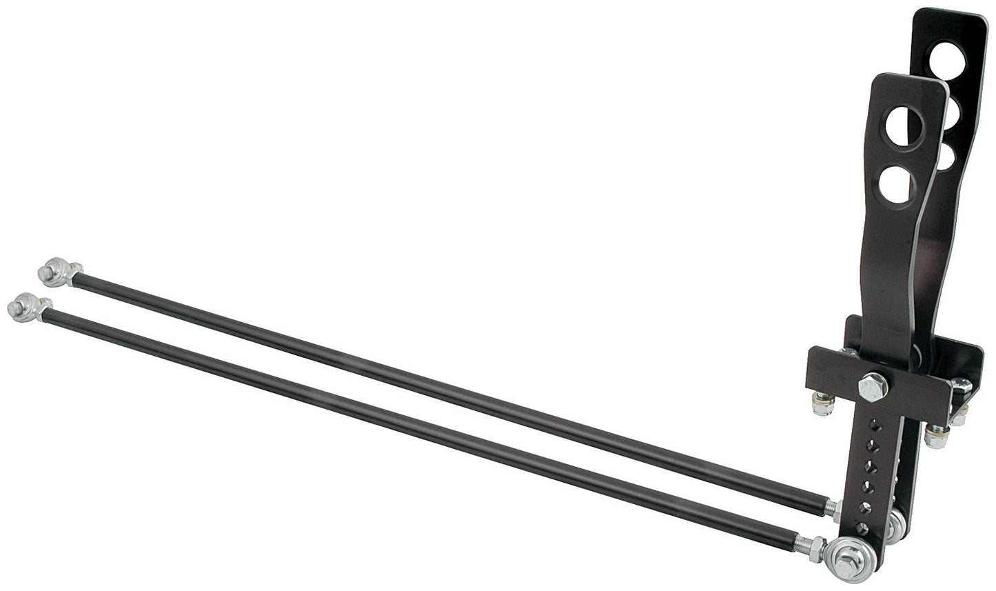 2 Lever Shifter Black Unequal Length Handles ALLSTAR PERFORMANCE