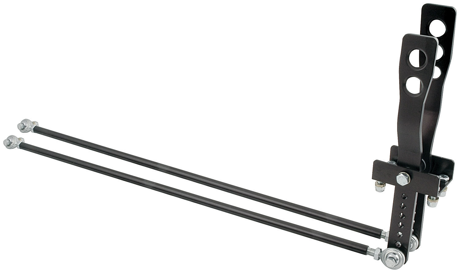 2 Lever Shifter Black Unequal Length Handles ALLSTAR PERFORMANCE