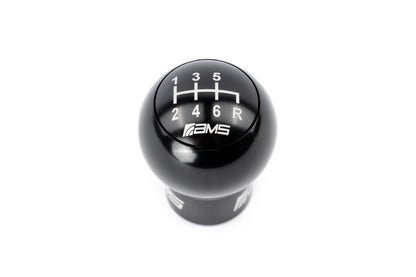 AMS Performance AMS.50.06.0002-1 SUBARU WRX/STI 6-SPEED BILLET SHIFT KNOB (INCL. RED, BLACK, & SILVER CAPS) AMS