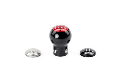 AMS Performance AMS.50.06.0002-1 SUBARU WRX/STI 6-SPEED BILLET SHIFT KNOB (INCL. RED, BLACK, & SILVER CAPS) AMS