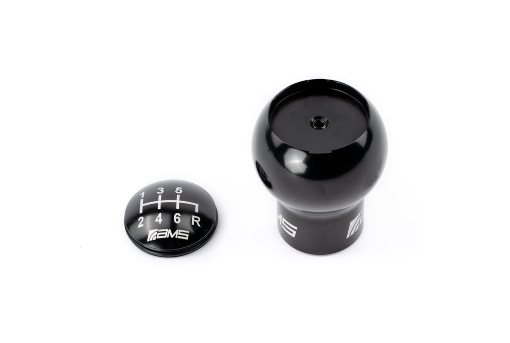 AMS PERFORMANCE AMS.50.06.0002-1 SUBARU WRX/STI 6-SPEED BILLET SHIFT KNOB (INCL. RED, BLACK, & SILVER CAPS)