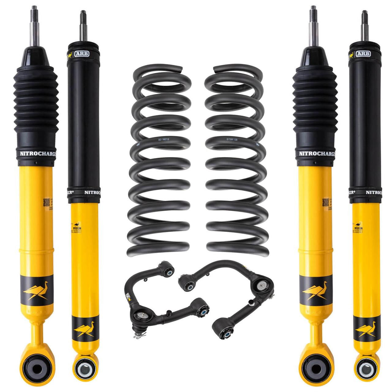 ARB / OME 22-25 Toyota Tundra Front & Rear Nitrocharger Plus Kit w/ UCA