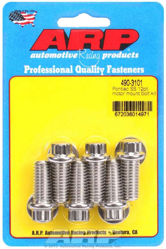 ARP Pontiac SS 12pt Motor Mount Bolt Kit