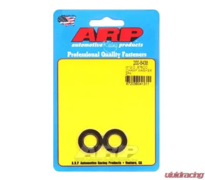 ARP M12 ID .876in OD Chamfer Black Washer Kit (Qty 2)