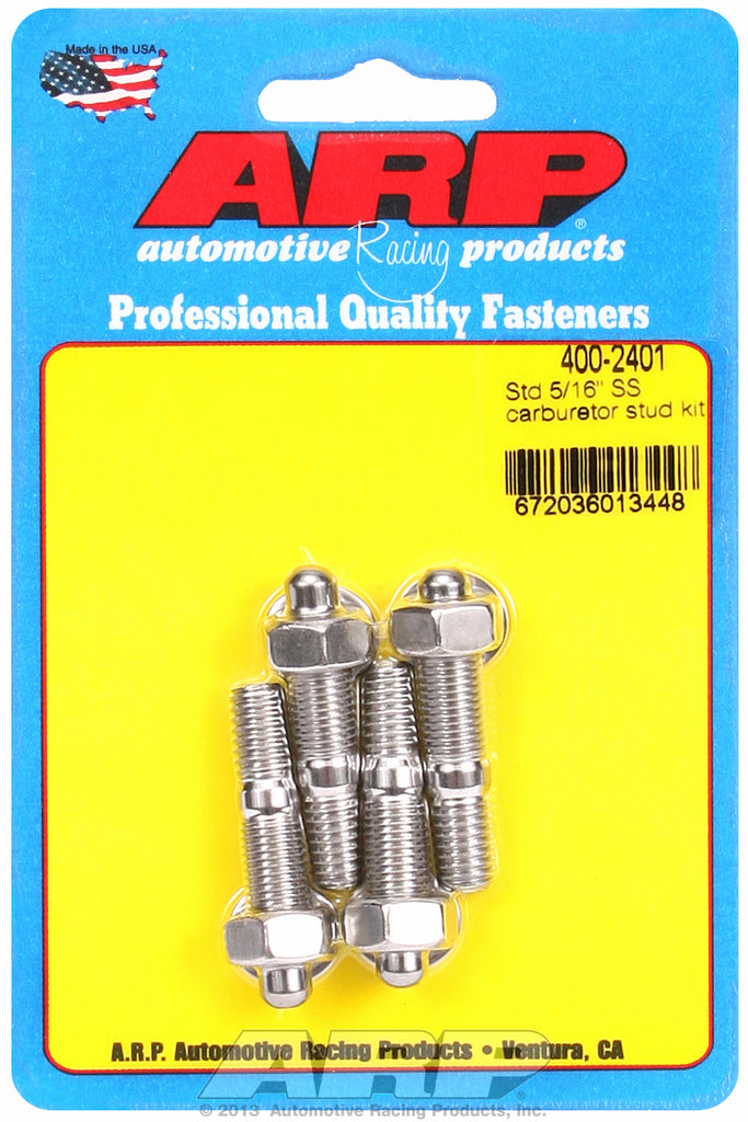 ARP Standard Carburetor Stud Kit 1.7in OAL