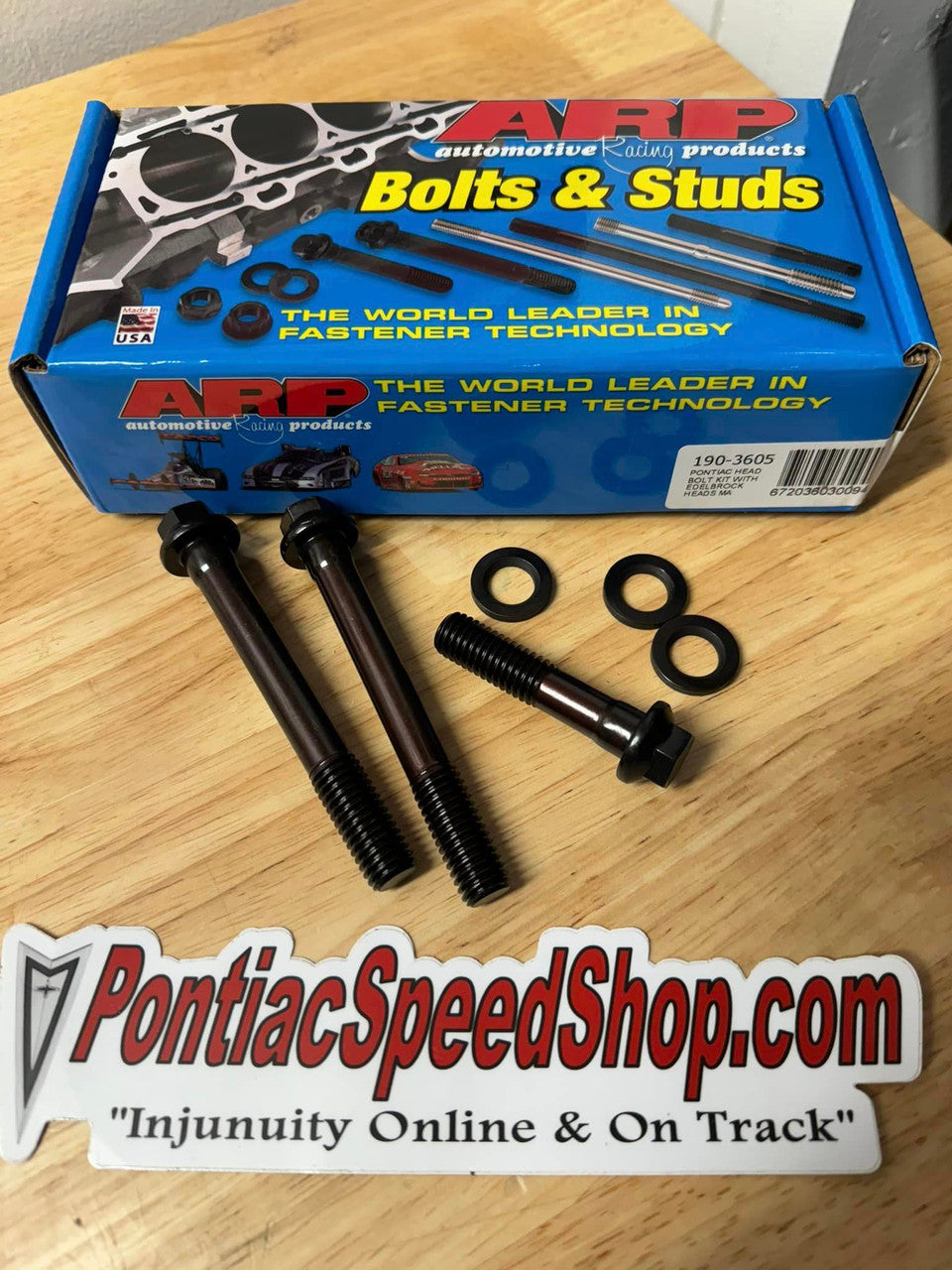 ARP Pontiac w/ Edelbrock Head After 3/15/02 Head Bolt Kit