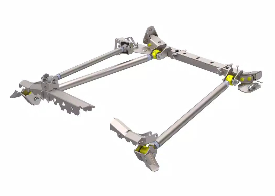 Artec Industries 18-25 Jeep Wrangler JLU Front Et3 Long Arm Upgrade 4130 Dom Steel Links