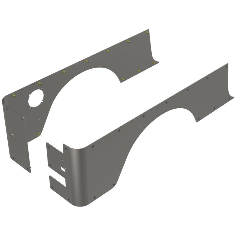 Artec Industries 2004-2007 Jeep Wrangler TJ Unlimited Lj Ljrear Corner Armor Aluminum
