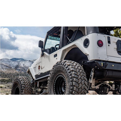 Artec Industries 97-06 Jeep Wrangler TJStandard Rear Corner Armor Aluminum