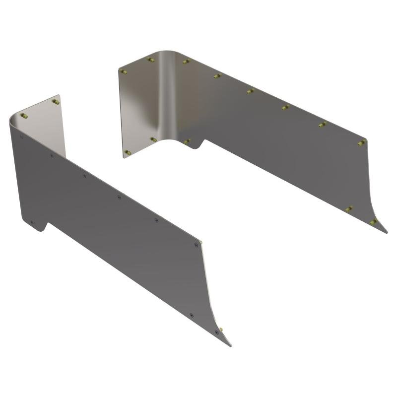 Artec Industries 97-06 Jeep Wrangler TJBlank Rear Corner Armor Aluminum