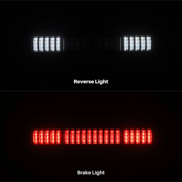 AlphaRex 220086 NOVA-Series Prismatic LED third brake light for 2019-2026 Ram 1500 with black housing and smoked lens