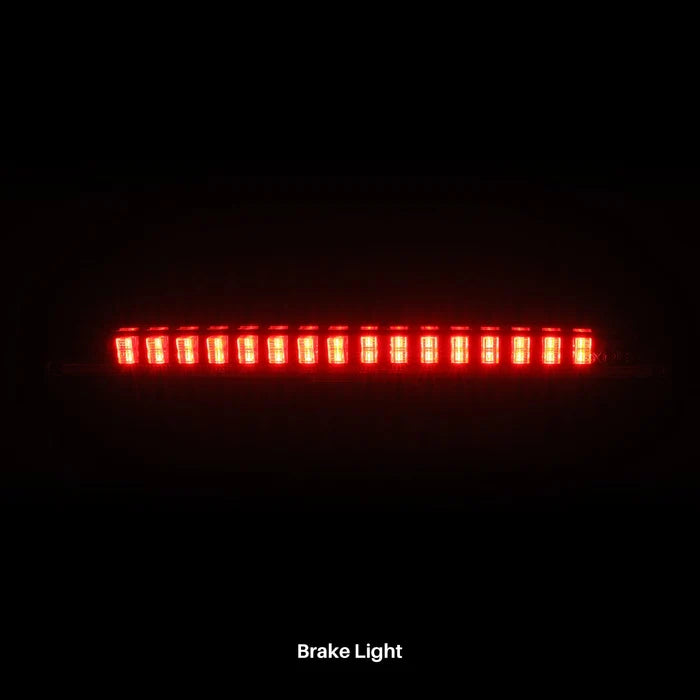 AlphaRex 220089 NOVA-Series Prismatic LED third brake light for select 2024-2026 Toyota and Lexus models with Alpha-Black housing and smoked lens