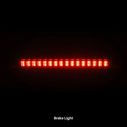 AlphaRex 220089 NOVA-Series Prismatic LED third brake light for select 2024-2026 Toyota and Lexus models with Alpha-Black housing and smoked lens
