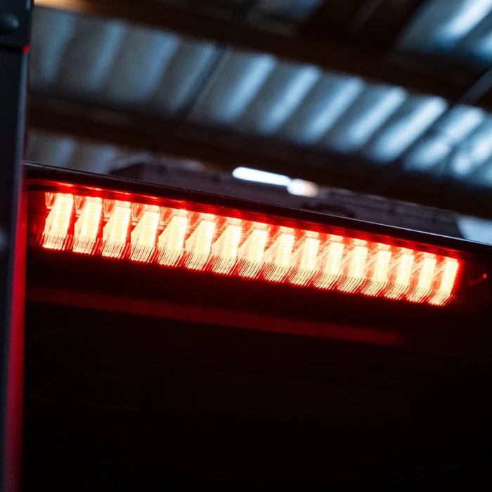 AlphaRex 220089 NOVA-Series Prismatic LED third brake light for select 2024-2026 Toyota and Lexus models with Alpha-Black housing and smoked lens
