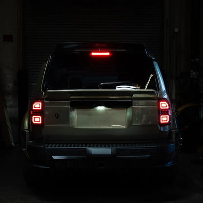 AlphaRex 220089 NOVA-Series Prismatic LED third brake light for select 2024-2026 Toyota and Lexus models with Alpha-Black housing and smoked lens