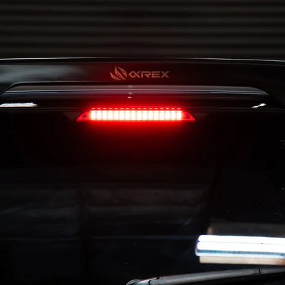 AlphaRex 220089 NOVA-Series Prismatic LED third brake light for select 2024-2026 Toyota and Lexus models with Alpha-Black housing and smoked lens