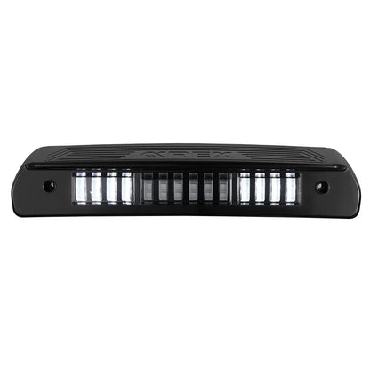 AlphaRex 220092 NOVA-Series Prismatic LED third brake light for 2002-2009 Dodge Ram trucks with Jet Black housing and smoked lens