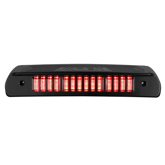 AlphaRex 220092 NOVA-Series Prismatic LED third brake light for 2002-2009 Dodge Ram trucks with Jet Black housing and smoked lens