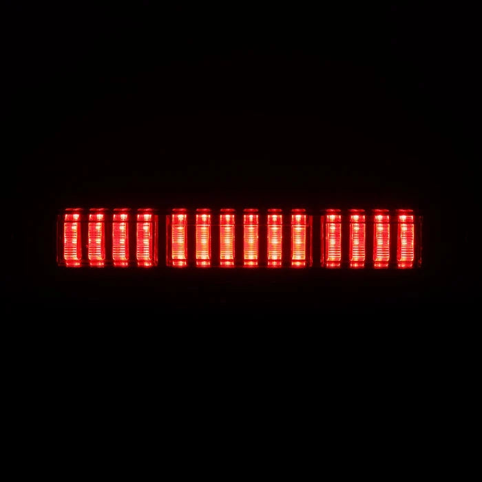 AlphaRex 220092 NOVA-Series Prismatic LED third brake light for 2002-2009 Dodge Ram trucks with Jet Black housing and smoked lens