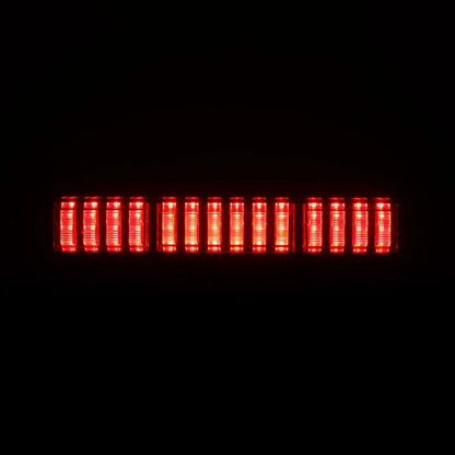 AlphaRex 220092 NOVA-Series Prismatic LED third brake light for 2002-2009 Dodge Ram trucks with Jet Black housing and smoked lens