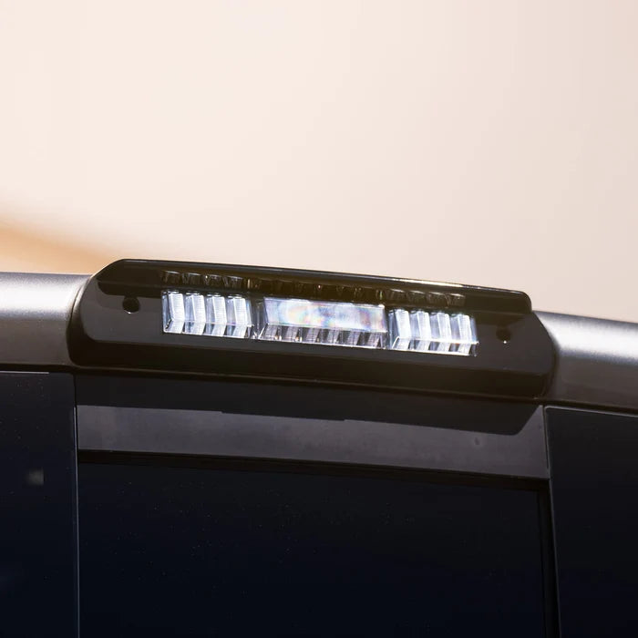 AlphaRex 220092 NOVA-Series Prismatic LED third brake light for 2002-2009 Dodge Ram trucks with Jet Black housing and smoked lens