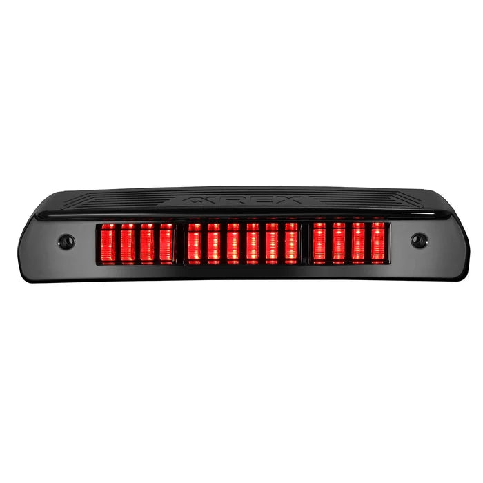 AlphaRex 220093 NOVA-Series Prismatic LED third brake light for 2002-2009 Dodge Ram trucks with Alpha-Black housing and smoked lens