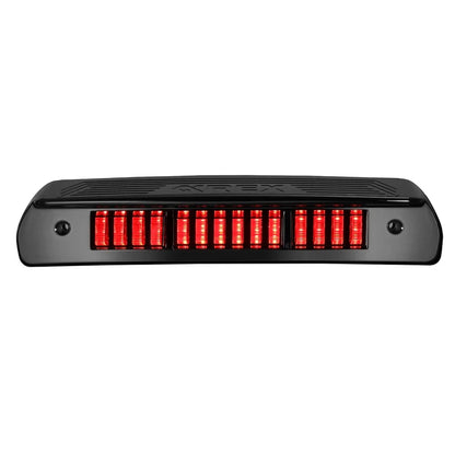 AlphaRex 220093 NOVA-Series Prismatic LED third brake light for 2002-2009 Dodge Ram trucks with Alpha-Black housing and smoked lens