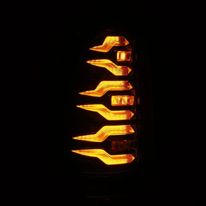 AlphaRex 678012 LUXX-Series LED tail lights for 2003-2009 Lexus GX 470 with black housing and clear lenses