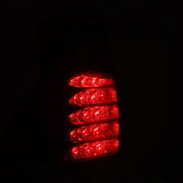 AlphaRex 678014 PRO-Series LED tail lights for 2014-2023 Lexus GX 460 with black housing and smoked lenses