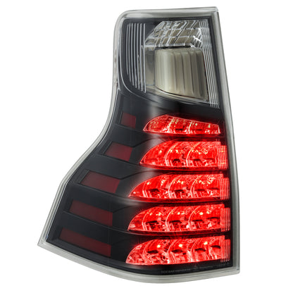 AlphaRex 678015 PRO-Series LED tail lights for 2014-2023 Lexus GX 460 with black housing and clear lenses