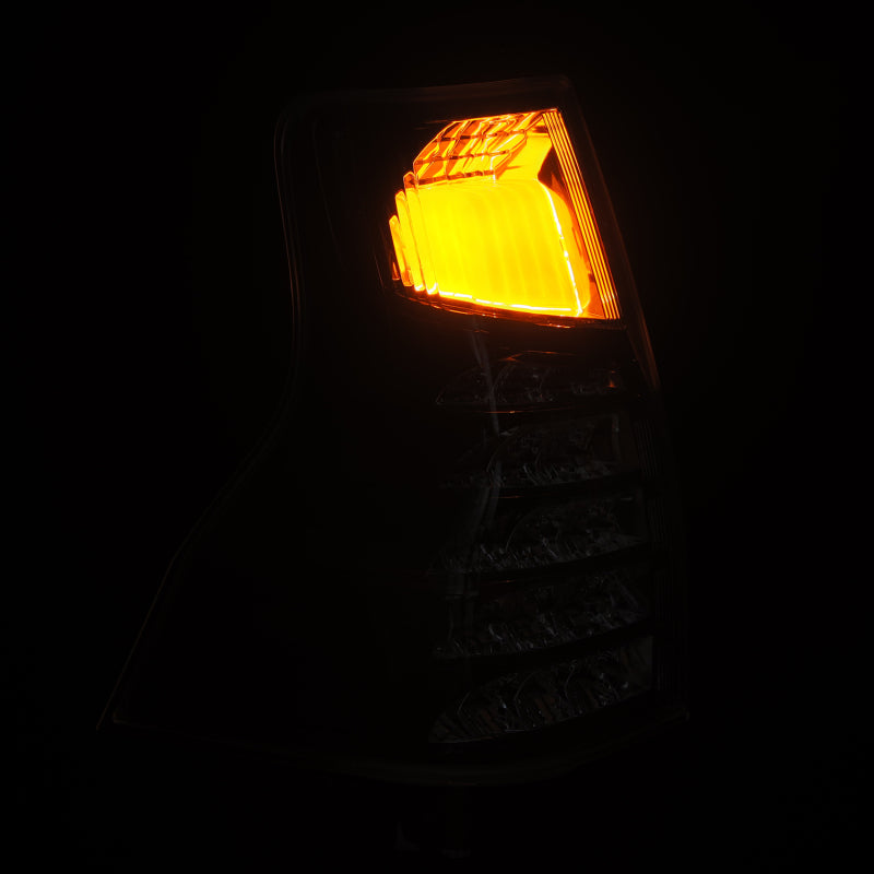 AlphaRex 678015 PRO-Series LED tail lights for 2014-2023 Lexus GX 460 with black housing and clear lenses