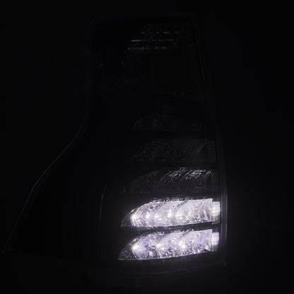 AlphaRex 678015 PRO-Series LED tail lights for 2014-2023 Lexus GX 460 with black housing and clear lenses