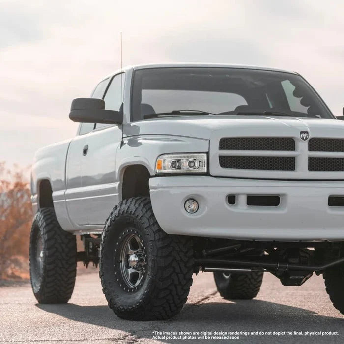 AlphaRex 94-01 Dodge Ram 1500 LUXX LED Headlights Chrome w/ Activ. Light Seq. Signal and SB DRL