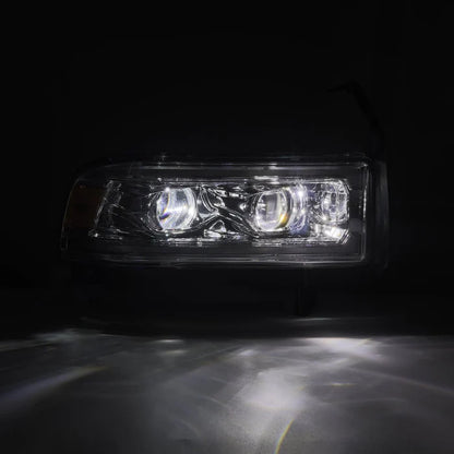 AlphaRex 94-01 Dodge Ram 1500 LUXX LED Headlights Chrome w/ Activ. Light Seq. Signal and SB DRL