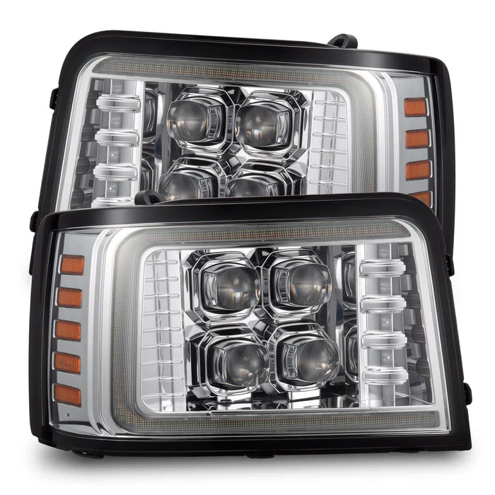 AlphaRex 880377 NOVA LED headlights for 1992-1996 Ford F-Series and Bronco, Chrome
